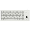 Cherry Wired USB Compact Trackball Keyboard, QWERTZ Layout, Grey, Industrial Grade, USB Connection G84-4400LUBDE-0