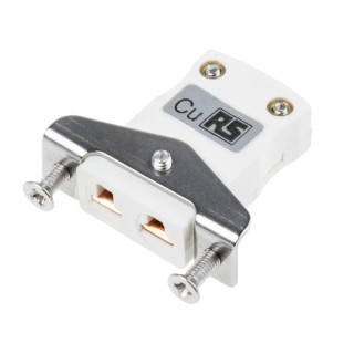 RS PRO Thermocouple Connector for Use with Type CU Thermocouple IEC RoHS Compliant 774-3767