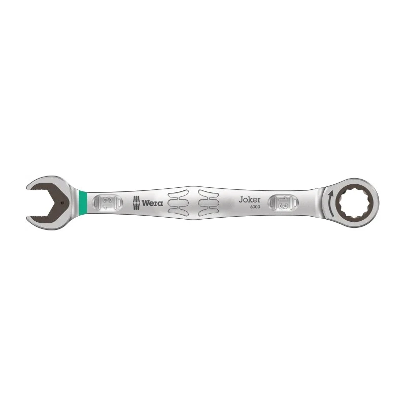 Wera Combination Ratchet Spanner Nickel Chrome Plated 177mm Overall Length 13 mm 05073273001