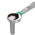 Wera Combination Ratchet Spanner Nickel Chrome Plated 177mm Overall Length 13 mm 05073273001