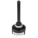 Lorlin 3 Position 4PST Rotary Switch 150mA 250V ac 24V dc Polyamide Housing Silver Actuator CK1052