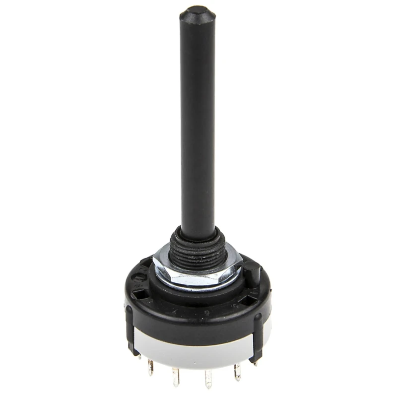 Lorlin 3 Position 4PST Rotary Switch 150mA 250V ac 24V dc Polyamide Housing Silver Actuator CK1052