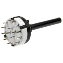 Lorlin 3 Position 4PST Rotary Switch 150mA 250V ac 24V dc Polyamide Housing Silver Actuator CK1052