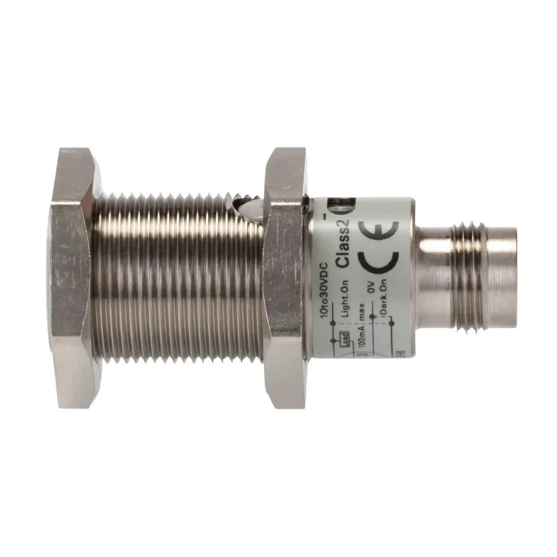 Omron Retroreflective Photoelectric Sensor, Barrel Style, 100 mm to 4 m Detection Range, NPN Output, IP69K IP67 E3FB-RN21