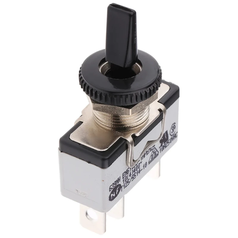 APEM Panel Mount Toggle Switch On-Off-On SPDT Tab Terminal 24 V dc 250 V ac 639NH/2