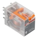 ABB Snap-On Interface Relay CRM Series 110V AC Coil, 12A Switching Current, SPDT Contact 1SVR405611R7000 CR-M110AC2