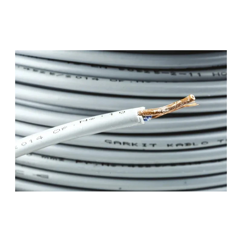 RS PRO 2 Core Power Cable Grey 0.5mm² 70 °C 100 m Polyvinyl Chloride 775-5833