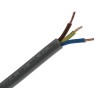 RS PRO 3 Core Grey Polyvinyl Chloride Power Cable 1 mm² 70 °C 100 m 300 V, 500 V 775-5889