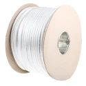 RS PRO 3 Core Power Cable White 1.5mm² PVC Jacket 70 °C 100 m 300/500V 775-6132