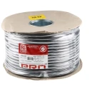 RS PRO 4 Core Power Cable 1.5mm² Black PVC Jacket 70°C 100m 300, 500V 775-6157