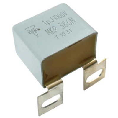 Vishay MKP386M Film Capacitor 220 nF ±5% 2 kV DC Screw Mount MKP386M