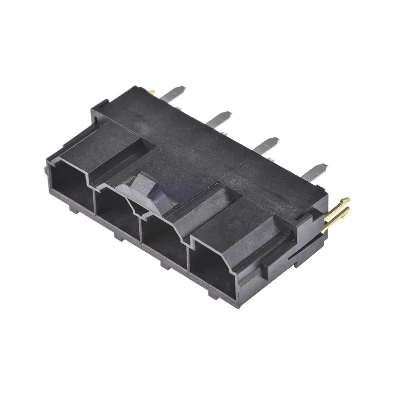 Molex Mini-Fit Sr Series Straight Through Hole PCB Header, 4 Contacts, 10 mm Pitch, 1 Row, Shrouded 42819-4223