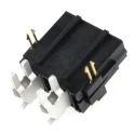 Molex Mini-Fit Sr Series Right Angle Through Hole PCB Header 2 Contacts 10 mm Pitch 1 Row Shrouded 42820-2223