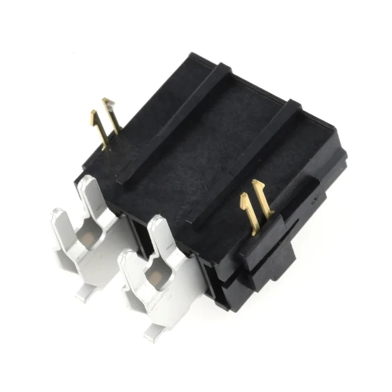 Molex Mini-Fit Sr Series Right Angle Through Hole PCB Header 2 Contacts 10 mm Pitch 1 Row Shrouded 42820-2223