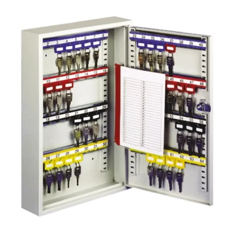 Rottner Comsafe Grey Steel Wall-Mount Key Cabinet 64 Hooks T01535