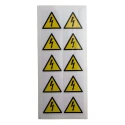RS PRO Vinyl Safety Label Symbol Text 50 mm x 50 mm Pack of 250 776-0967