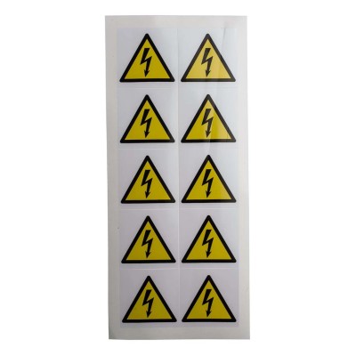 RS PRO Vinyl Safety Label Symbol Text 50 mm x 50 mm Pack of 250 776-0967