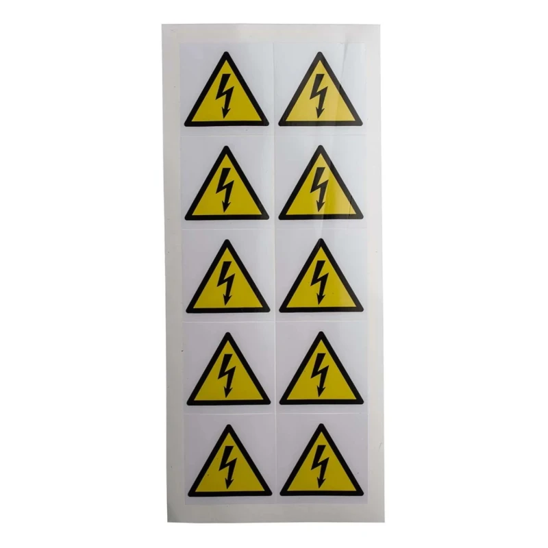 RS PRO Vinyl Safety Label Symbol Text 50 mm x 50 mm Pack of 250 776-0967