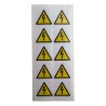 RS PRO Vinyl Safety Label Symbol Text 50 mm x 50 mm Pack of 250 776-0967