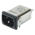 Schaffner 250V AC 15A Snap-in IEC Filter Male Faston FN9222S-15-06