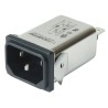 Schaffner 250V AC 15A Snap-in IEC Filter Male Faston FN9222S-15-06