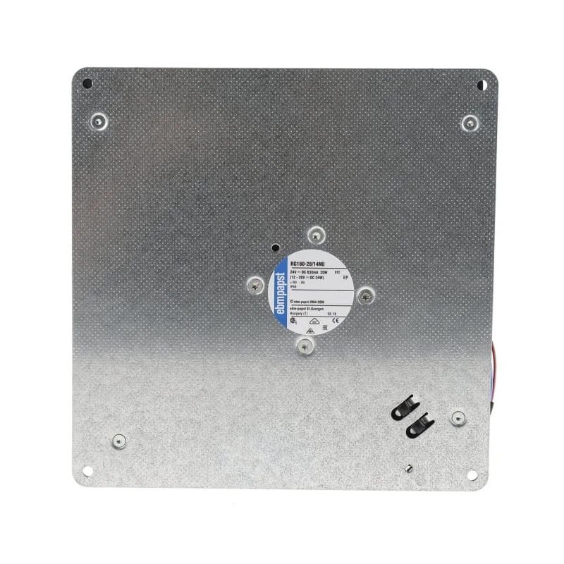 ebm-papst RG160-28/14NU RG 160 N Series Centrifugal Fan, 24V DC, 209 m³/h Air Flow, 2850 RPM, IP68 Rated RG160-28/14NU