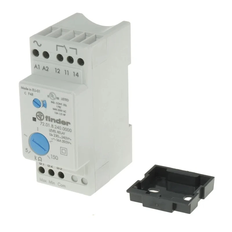 Finder Monitoring Relay 1 Phase SPDT DIN Rail Mount 24V AC/DC 72.01.8.240.0000