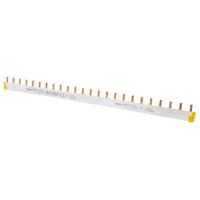 Schneider Electric Acti9 1 Phase Busbar 415 V AC, 100A Current Rating, 18mm Pitch, 24 Modules 