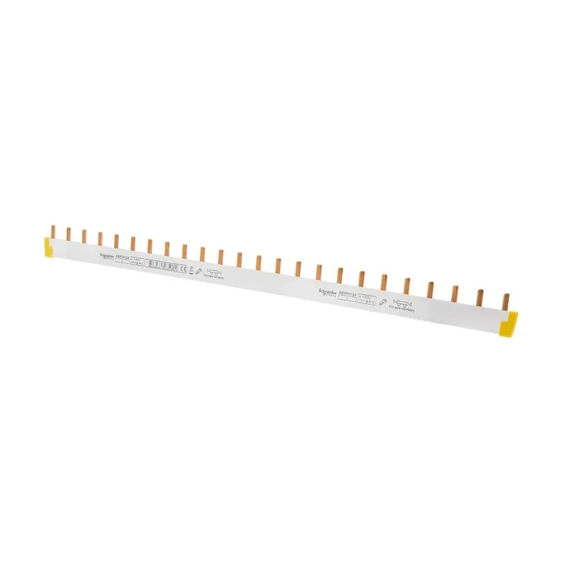 Schneider Electric Acti9 1 Phase Busbar 415 V AC, 100A Current Rating, 18mm Pitch, 24 Modules 