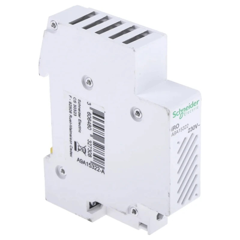 Schneider Electric Control Series Buzzer DIN Rail Mount, White, Polycarbonate Housing, IP20/IP40, 230V AC, 70 dB Sound Acti9