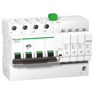 Schneider Electric Surge Protector 2 kA Acti9 Parafoudre Series 94mm x 131.5mm x 75.9mm A9L16300