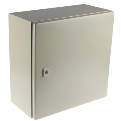 RS PRO Steel Wall Box Sheet Steel Enclosure IP66 Protection 400 mm x 400 mm x 200 mm IP66