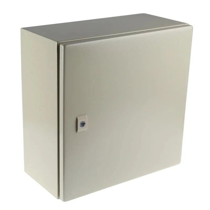 RS PRO Steel Wall Box Sheet Steel Enclosure IP66 Protection 400 mm x 400 mm x 200 mm IP66