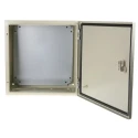 RS PRO Steel Wall Box Sheet Steel Enclosure IP66 Protection 400 mm x 400 mm x 200 mm IP66