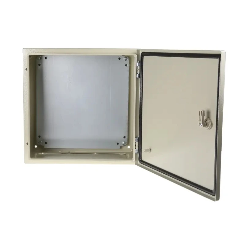 RS PRO Steel Wall Box Sheet Steel Enclosure IP66 Protection 400 mm x 400 mm x 200 mm IP66