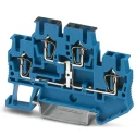 Phoenix Contact DIN Rail Terminal Block Blue 0.08mm² to 4mm² 2-Level Spring Cage 22A 500V 3035108