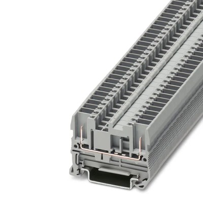 Phoenix Contact DIN Rail Terminal Block ST Clipline Series Grey 0.08mm² to 4mm² 1-Level Spring Clamp 3042133