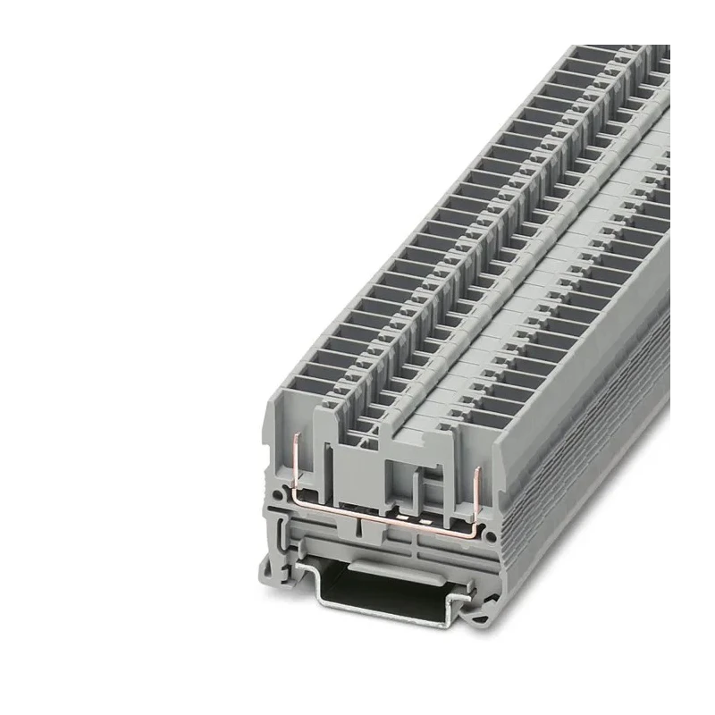 Phoenix Contact DIN Rail Terminal Block ST Clipline Series Grey 0.08mm² to 4mm² 1-Level Spring Clamp 3042133