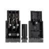 RS PRO C13 Straight Cable IEC Connector Female 250V 10A Rewireable Screw Termination 776-9122