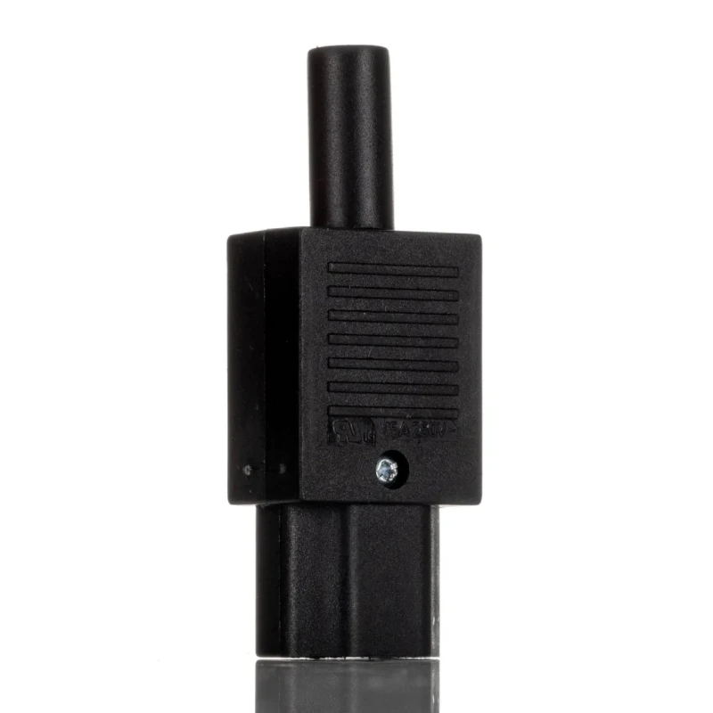 RS PRO C13 Straight Cable IEC Connector Female 250V 10A Rewireable Screw Termination 776-9122
