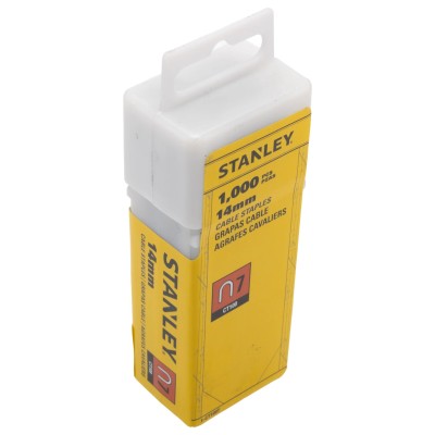 Stanley Cable Staples 14 mm Size, 1000 Per Pack 1-CT109T