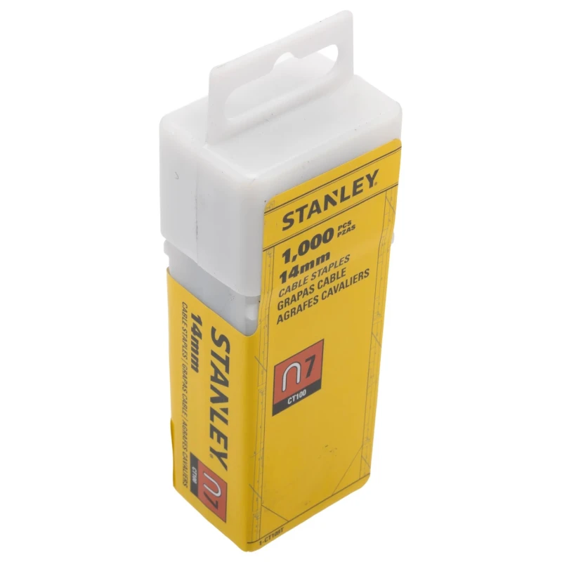 Stanley Cable Staples 14 mm Size, 1000 Per Pack 1-CT109T