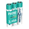 Ansmann Rechargeable Nickel Metal Hydride AAA Battery 1.2 V 800 mAh 5030142