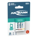 Ansmann Rechargeable Nickel Metal Hydride AAA Battery 1.2 V 800 mAh 5030142