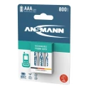 Ansmann Rechargeable Nickel Metal Hydride AAA Battery 1.2 V 800 mAh 5030142