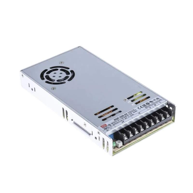MEAN WELL RSP-320-24 Switching Power Supply 24V DC 321.6W Universal Input 88-264V AC 124-370V DC Chassis Mount RSP-320-24