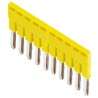Wieland WST Series Yellow Jumper Bar for Use with DIN Rail Terminal Block Z7.261.2027.0