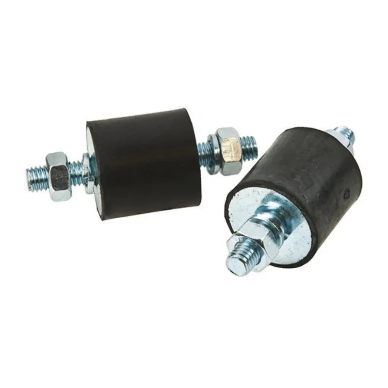 FIBET Circular M4 Anti-Vibration Mount Male to Male Bobbin with 23.5 daN Compression 15 mm OD 8 mm Height 1508VV10-60