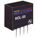 Recom DC/DC Converter Through Hole 12V DC Output, 42 mA Current, 4.5-12V DC Input, 0.5W Power ROL-0512S