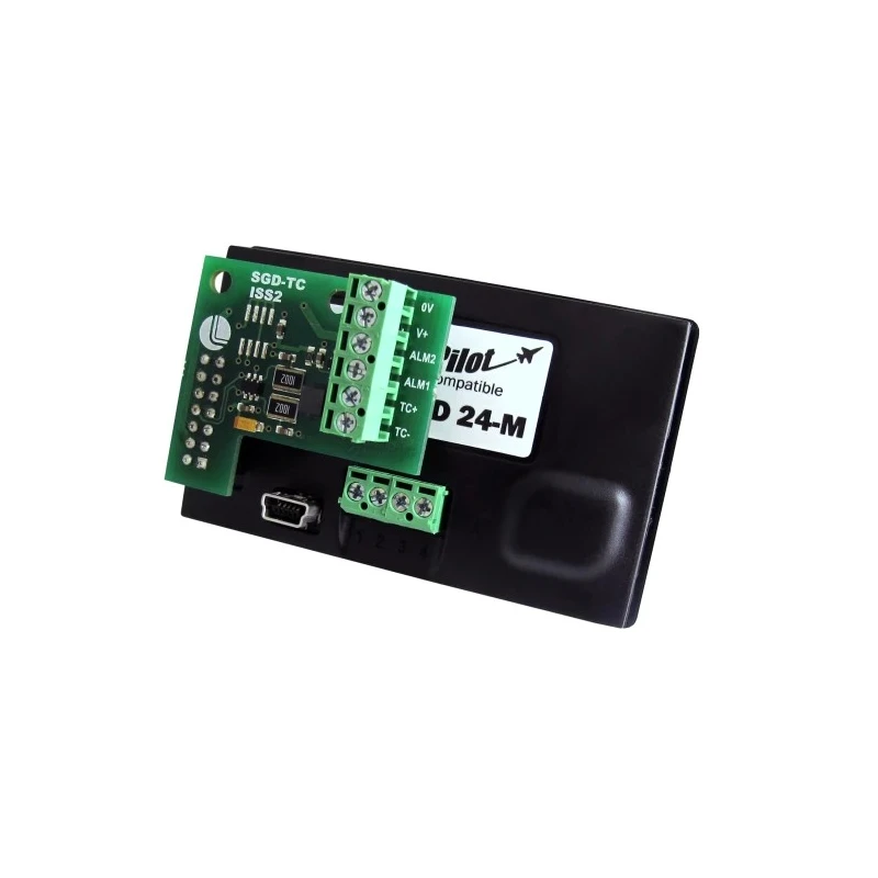 Lascar PanelPilot Digital Multi-Function Panel Meter for Temperature Measurement SGD ADPT-TC
